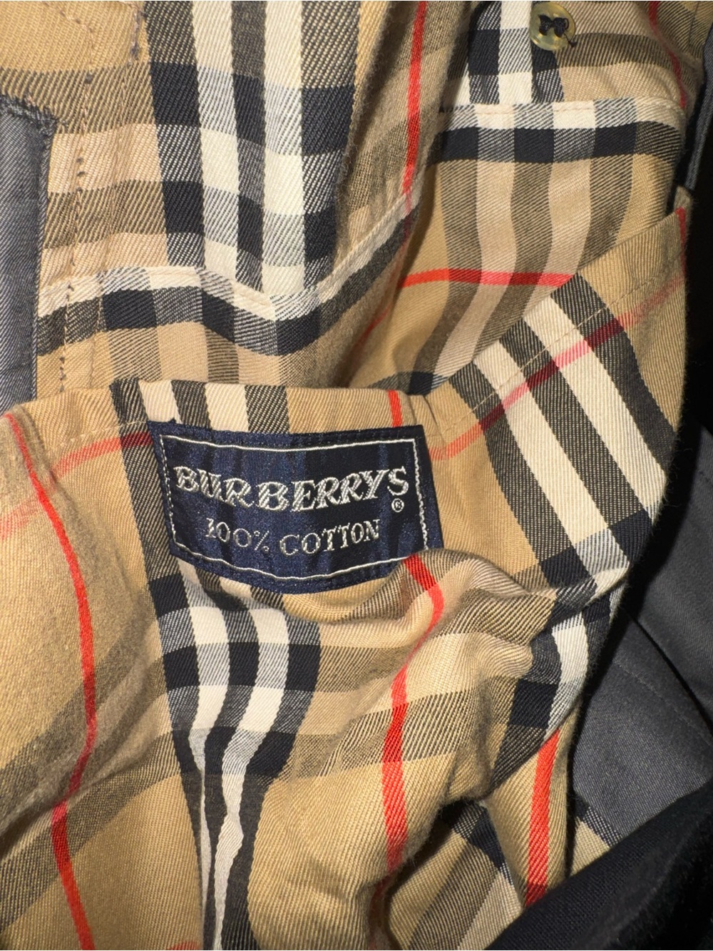 Burberry Gray Trench Coat with Iconic Beige Plaid Lining - Picture 2 of 10